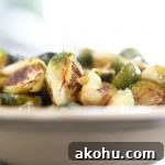Orange Maple Glazed Brussels Sprouts