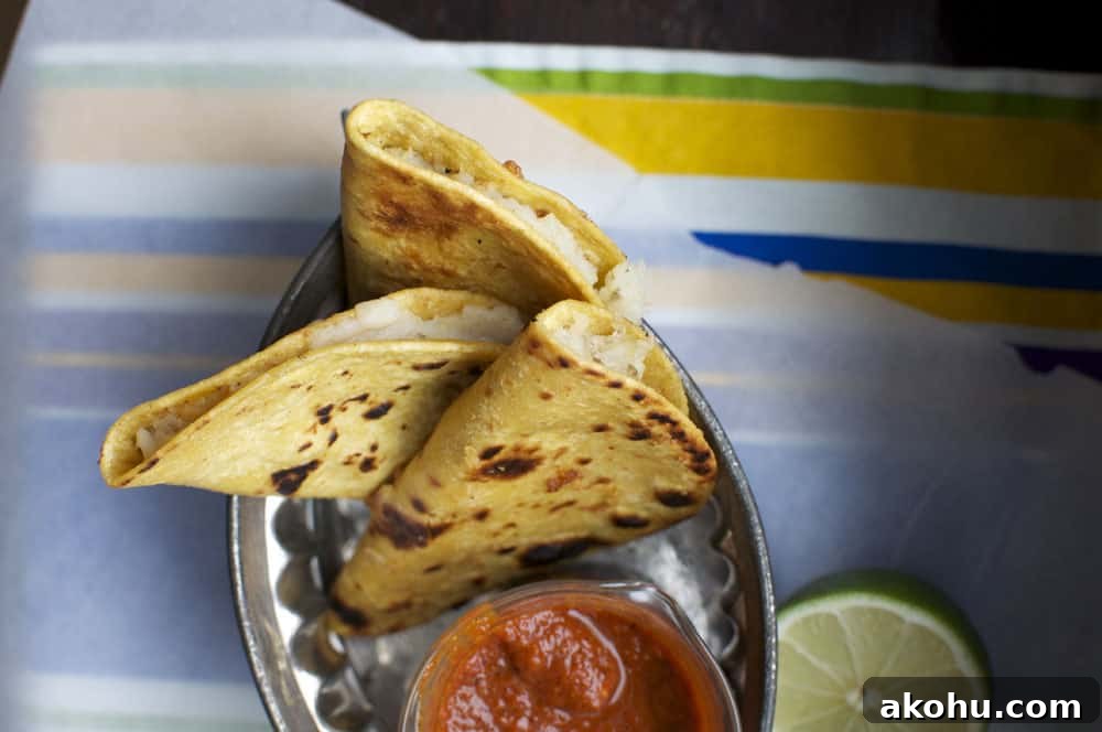 Crispy Potato Tacos with Guajillo Orange Salsa Recipe 7 Potato Tacos with Guajillo-Orange Salsa {Dairy Free}