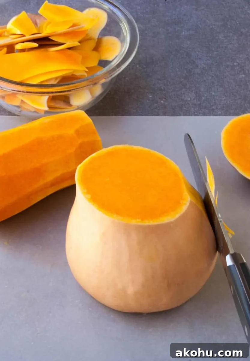 How to Cut Butternut Squash-6