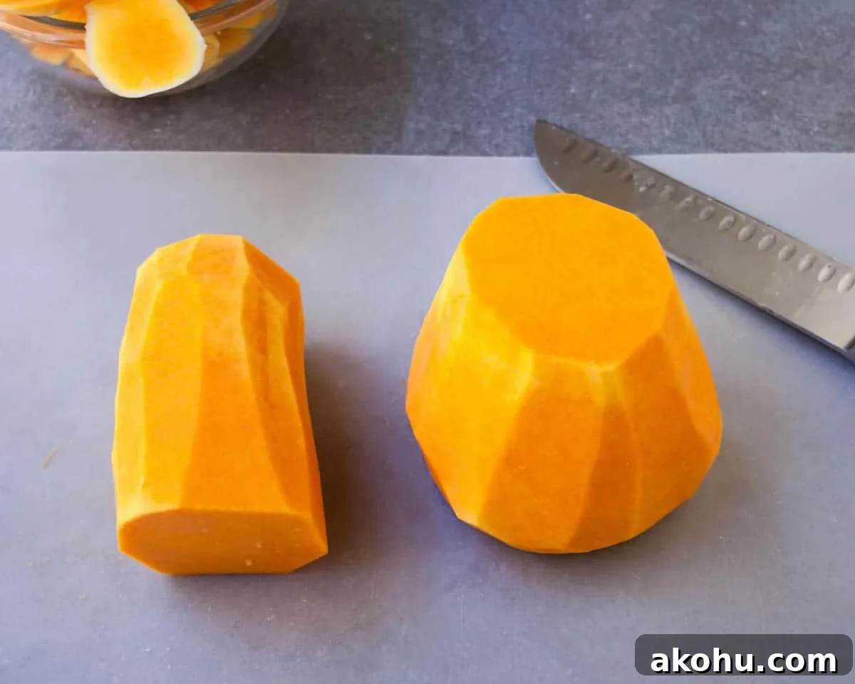 How to Cut Butternut Squash-7