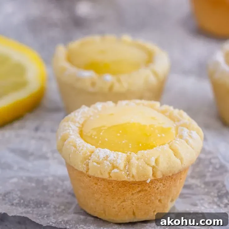 Lemon Sugar Cookie Cups
