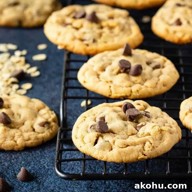 Chewy peanut butter cookies