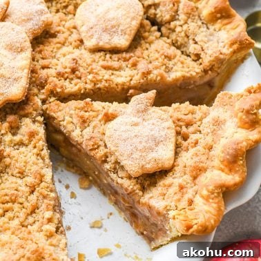 Apple Crumb Pie