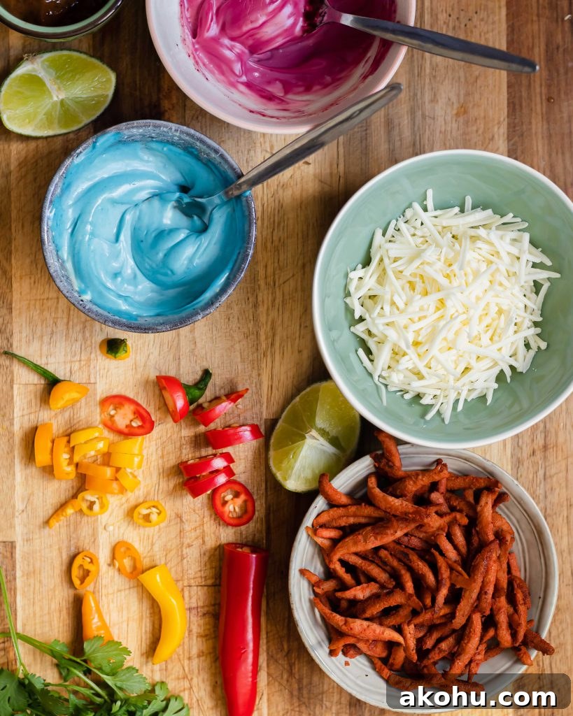 Toppings for cheese fries 