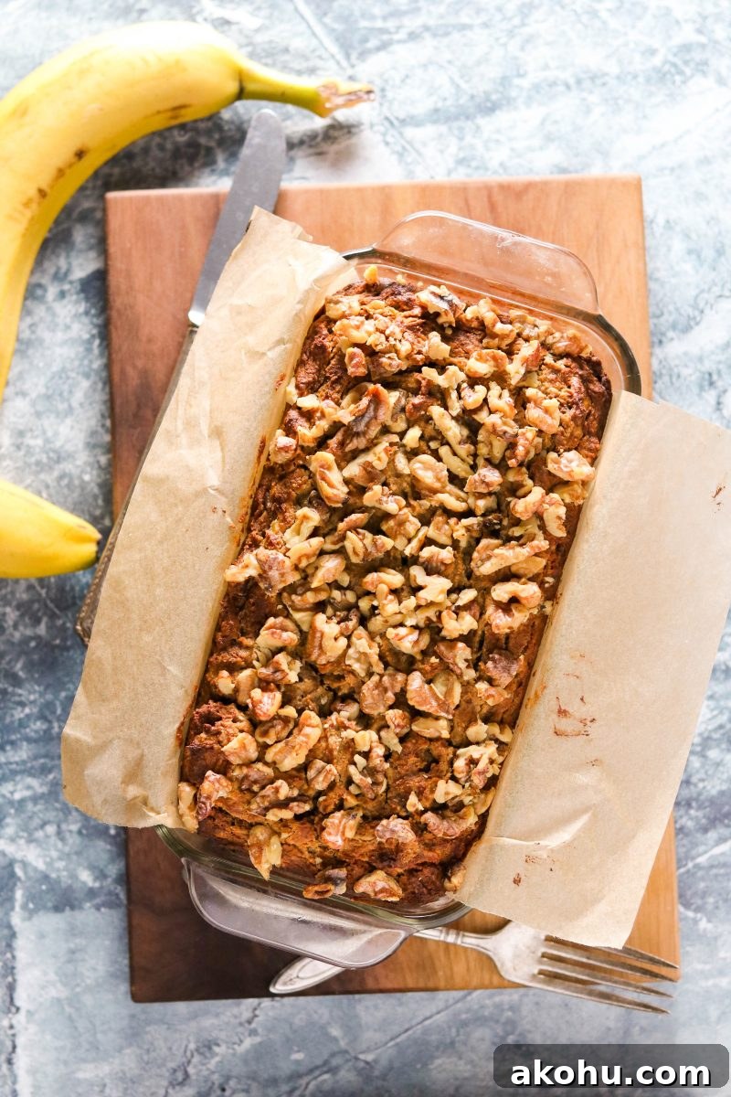 Paleo Chocolate Banana Bread with Walnut Crumble Topping 2 paleo chocolate banana bread