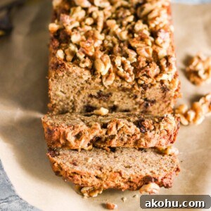 Paleo Chocolate Banana Bread with Walnut Crumble Topping 7 paleo banana bread thumbnail