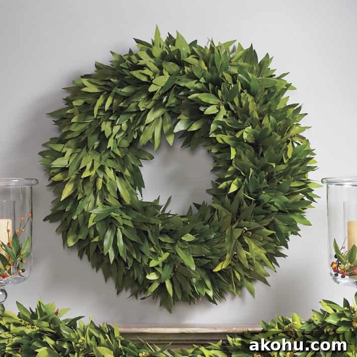 Bay leaf wreath