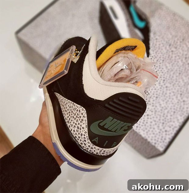 First Look: atmos x Air Jordan 3 Safari Release and Details 5 atmos x Air Jordan 3 "Safari"