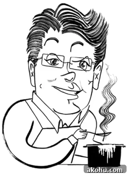 Basque Cheesecake with Tangy Pomegranate Molasses Glaze 5 david caricature