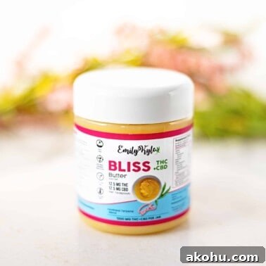 A picture of Emily Kyles Bliss Cannabutter for sale.