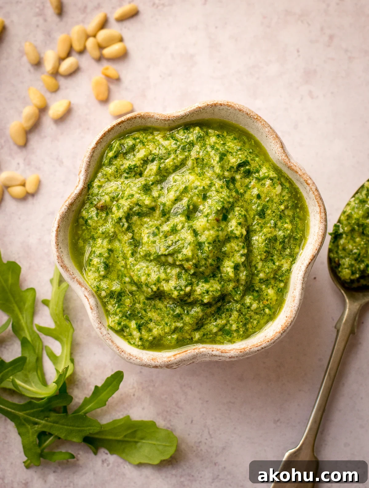 Roasted Squash Vegan Lasagne with Creamy Pesto 4 Rocket Pesto