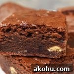 Condensed Milk Brownies. Super chewy, fudgy and dense chocolate brownies using condensed milk as the base. #condensedmilkdessert #condensedmilkbrownies #chewybrownies #fudgybrownies #condensedmilkfudge #qucikandeasyfudge