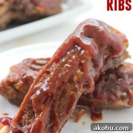 Apple BBQ Slow Cooker Ribs — Tender Fall-Off-The-Bone Recipe 18 img 64419 17