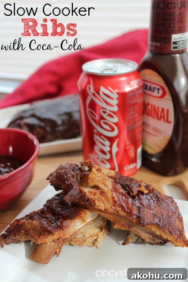 Apple BBQ Slow Cooker Ribs — Tender Fall-Off-The-Bone Recipe 20 Slow-Cooker-Ribs-with-Coca-Cola
