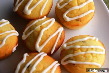 lemon basil muffins