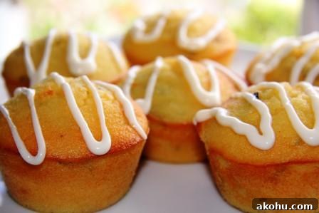 lemon basil muffins