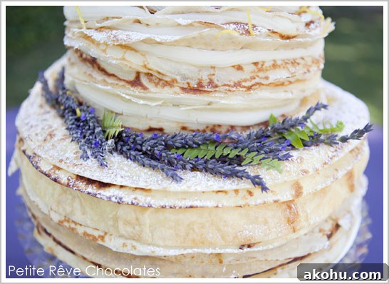 300 Layer Crepe Cake by Petite Rêve Chocolates