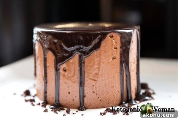 Keto Coffee Crisp Chaffle Dessert Recipe — Low-Carb Chocolate Wafer Treat 2 chaffle dessert alternative finish with chocolate drip down sides