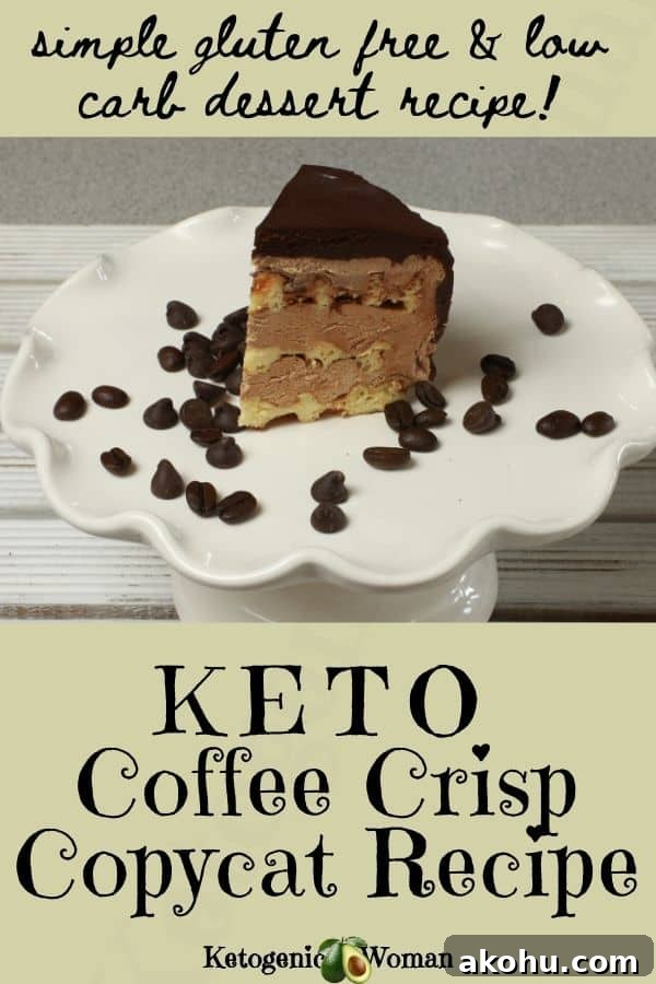 Keto Coffee Crisp Chaffle Dessert Recipe — Low-Carb Chocolate Wafer Treat 8 Simple gluten free & low carb dessert recipe - Keto coffee crips copycat recipe