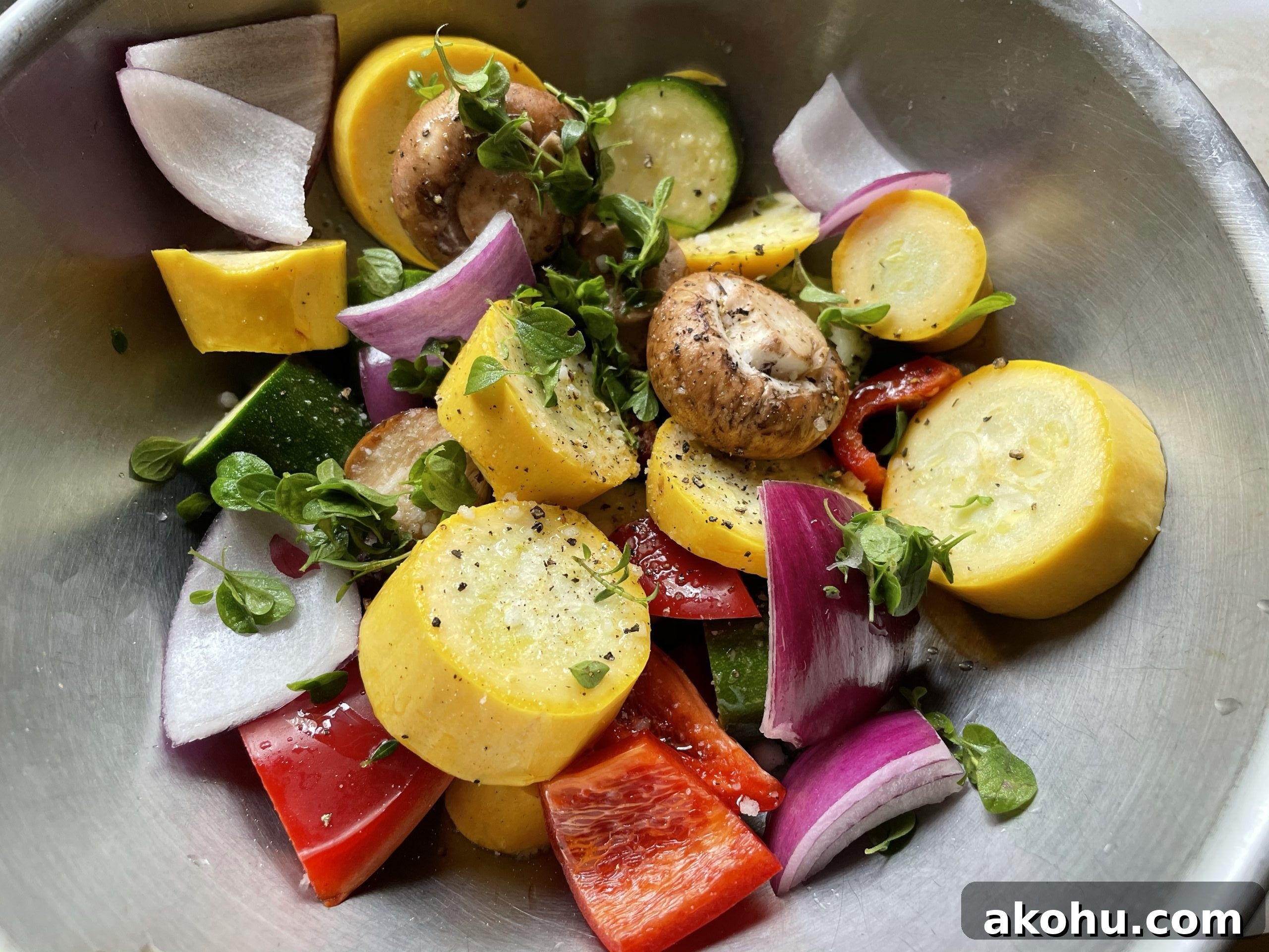 Marinated vegetables