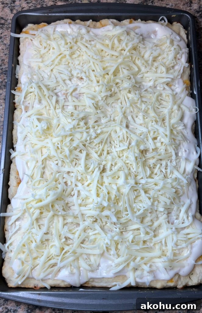 Chicken Bacon Alfredo Pizza on Cheddar Bay Biscuit Crust 15 img 7222 14