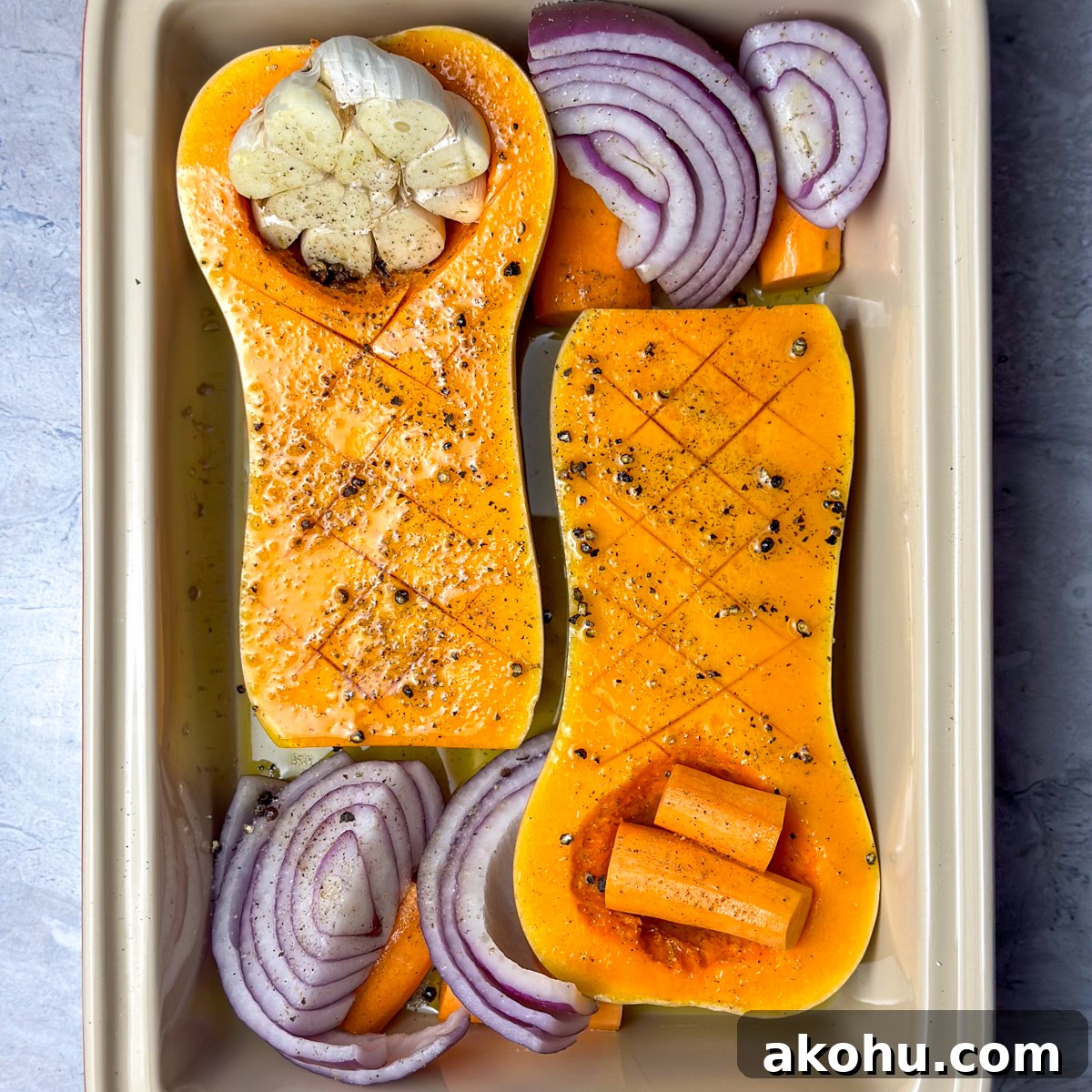 butternut squash and carrots soup