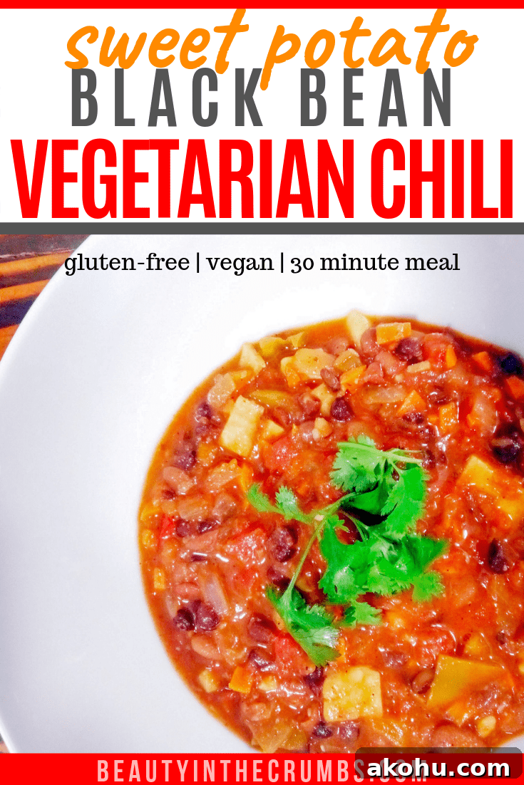 blackbean and sweet potato chili recipe