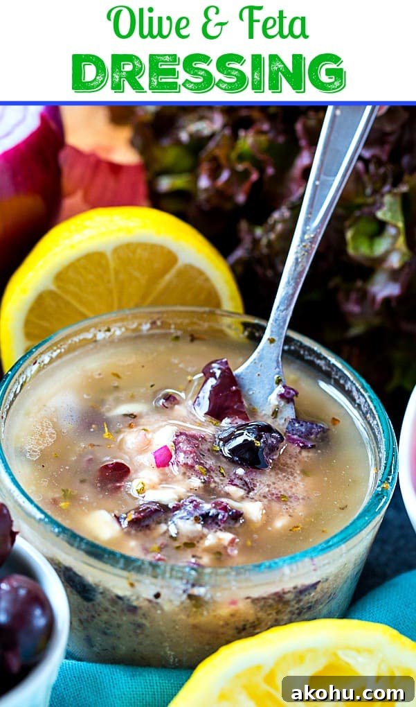 Olive and Feta Salad Dressing