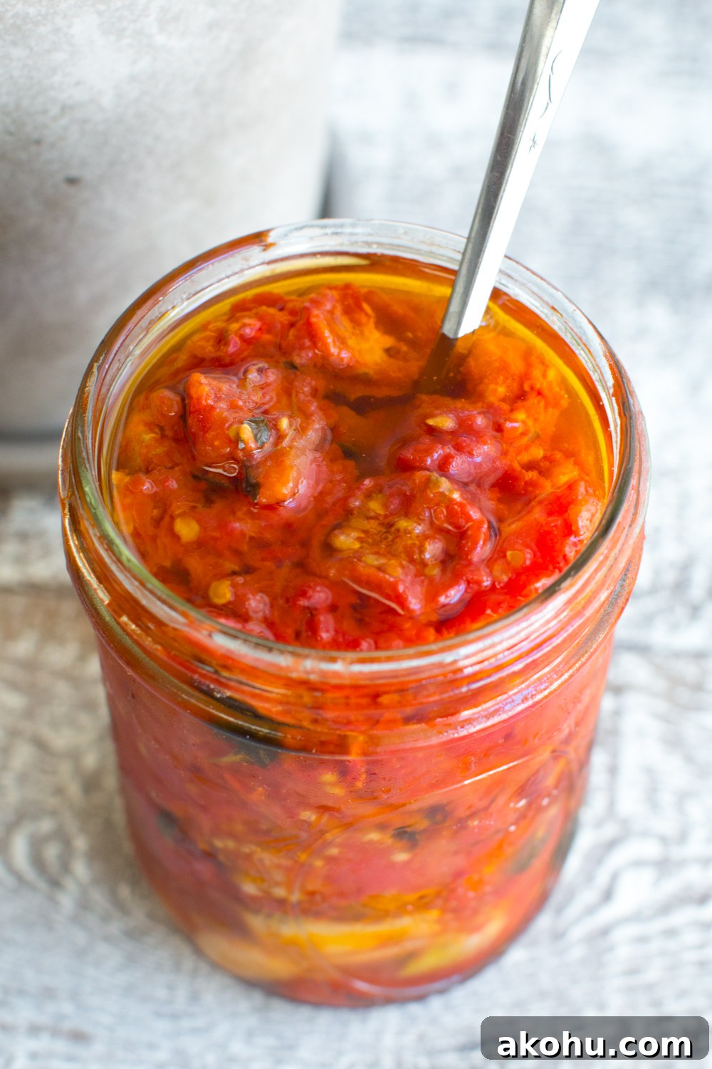 Tomato Confit in a jar