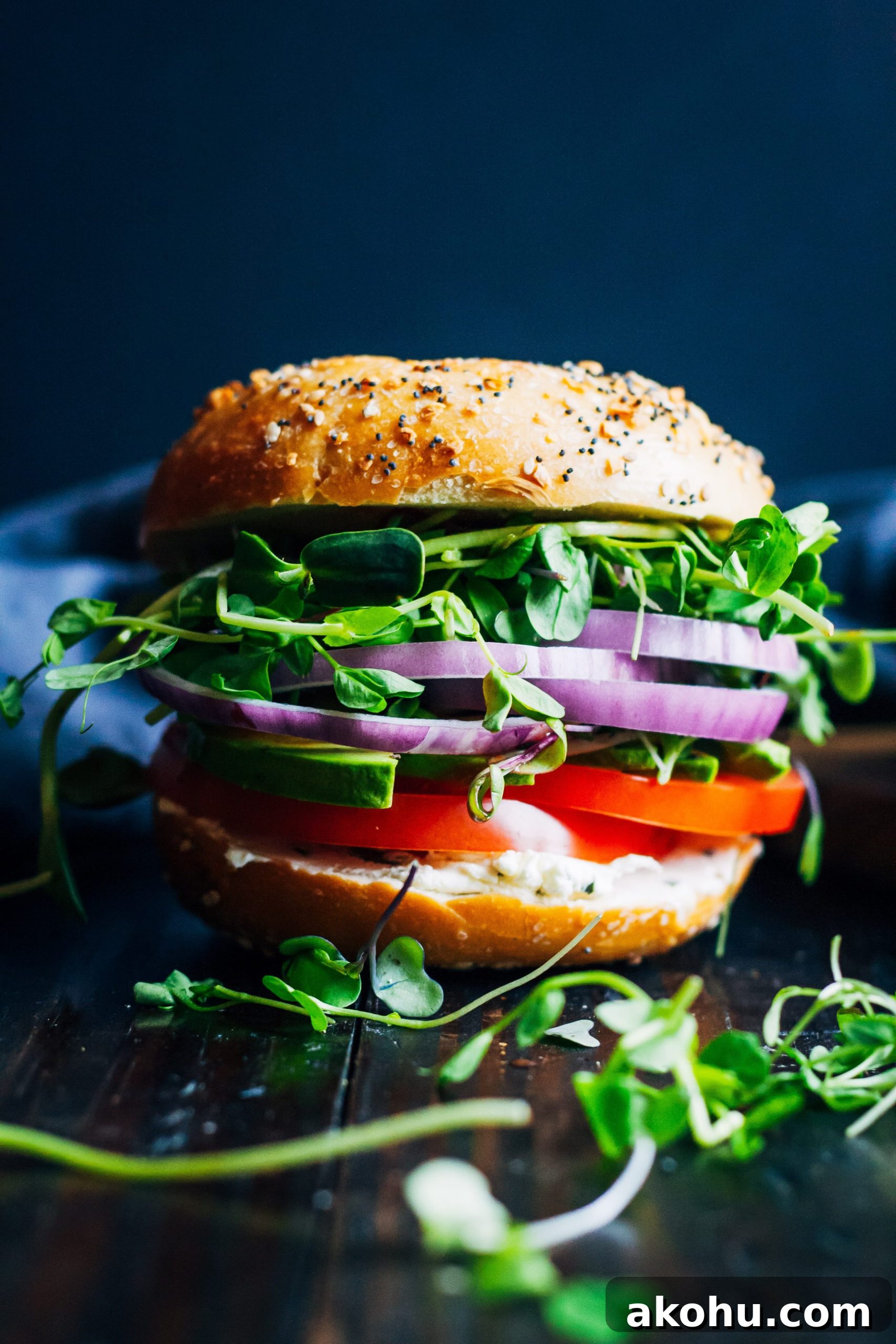The Ultimate Vegan Bagel Sandwich | Well and Full