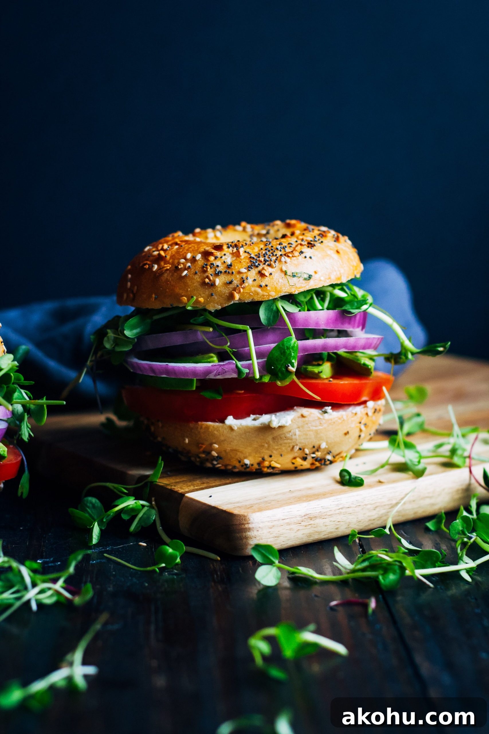 The Ultimate Vegan Bagel Sandwich | Well and Full