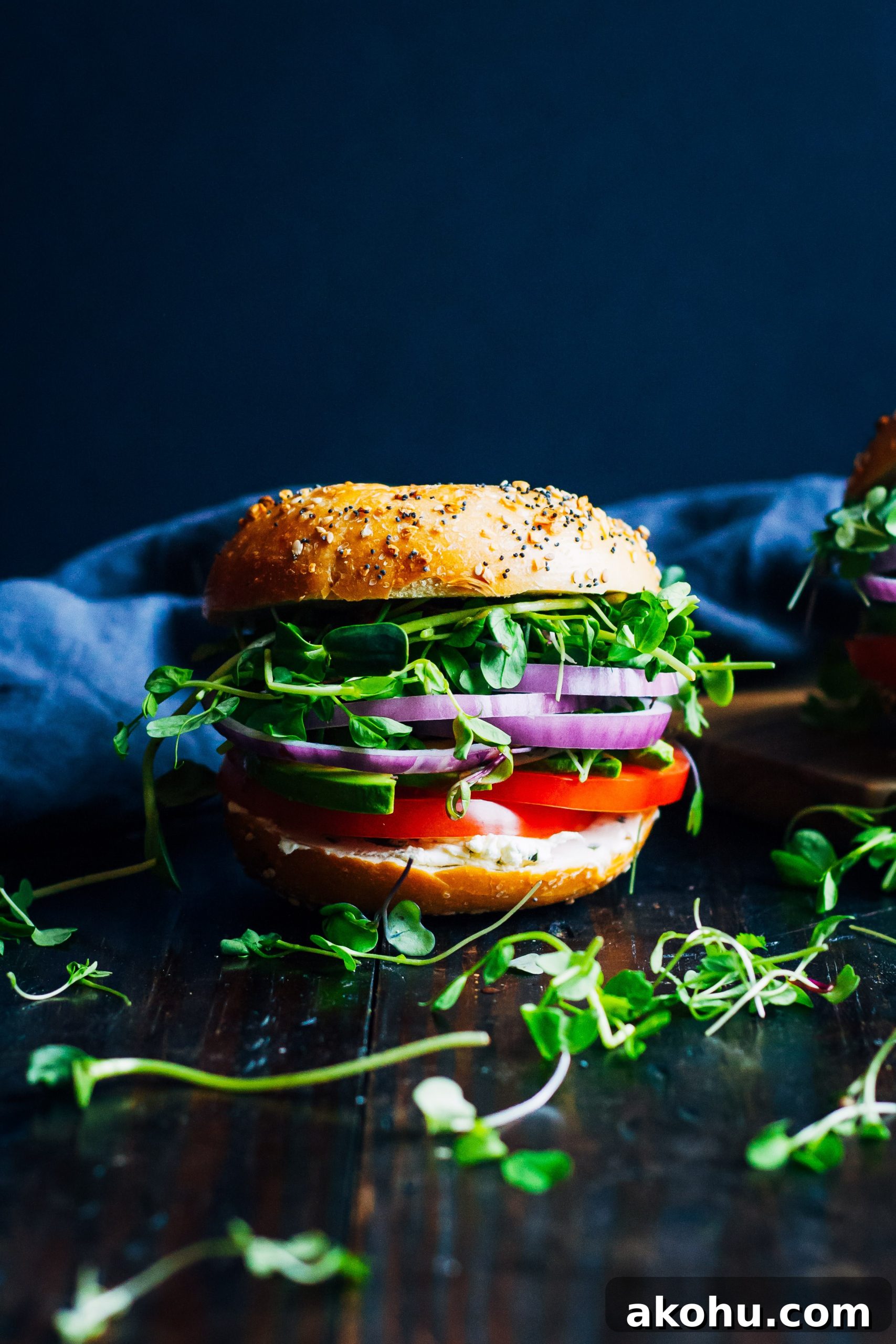 The Ultimate Vegan Bagel Sandwich | Well and Full