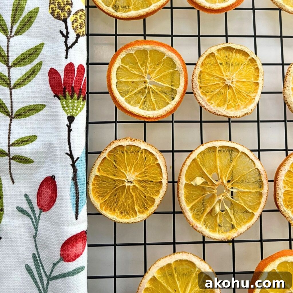 dried orange slices