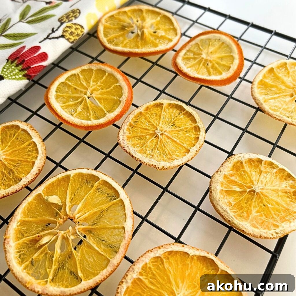 dried orange slices