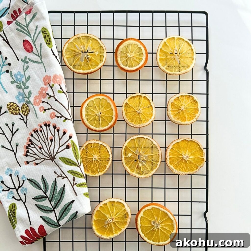 dried orange slices