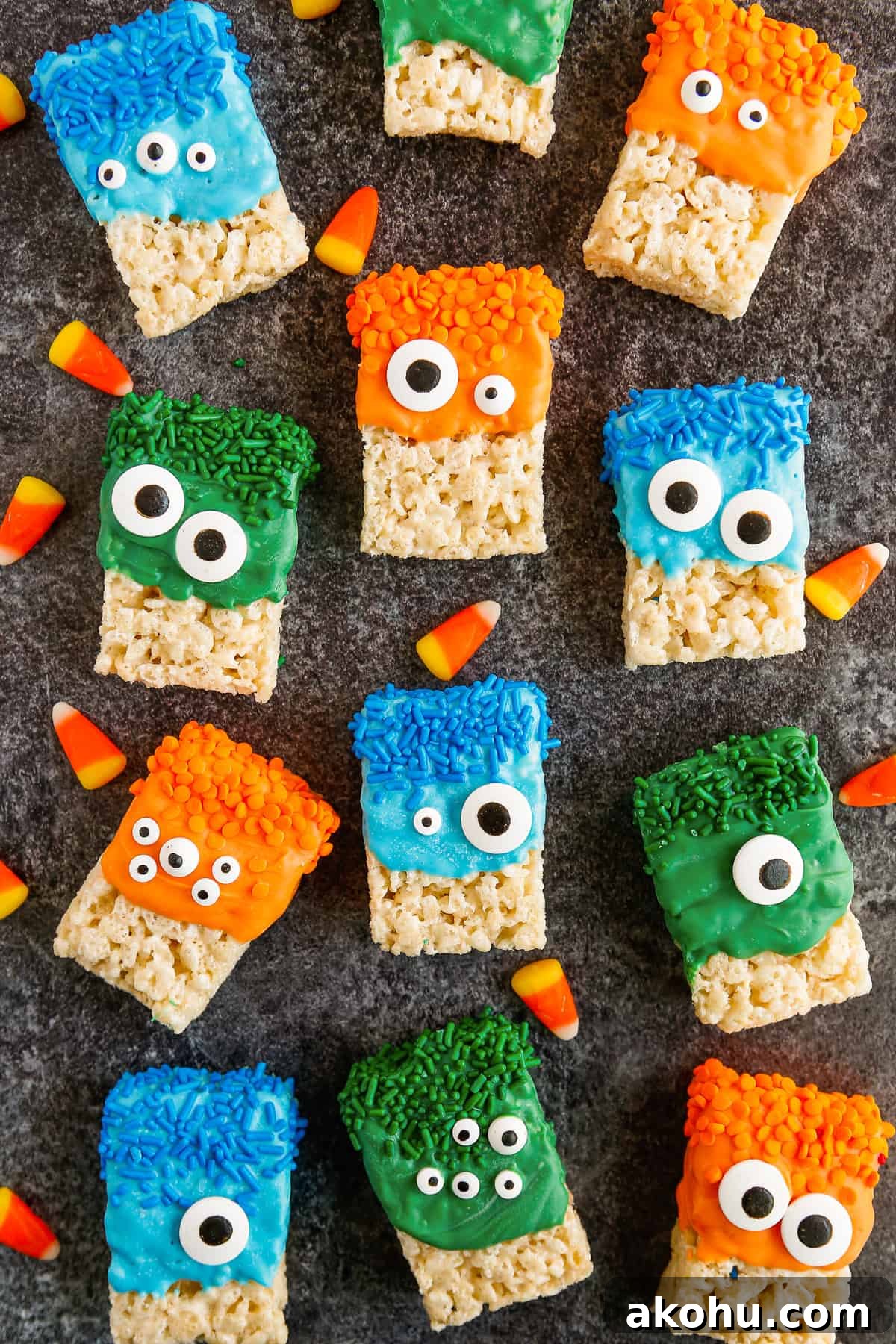 Rice Krispie Treat Monsters