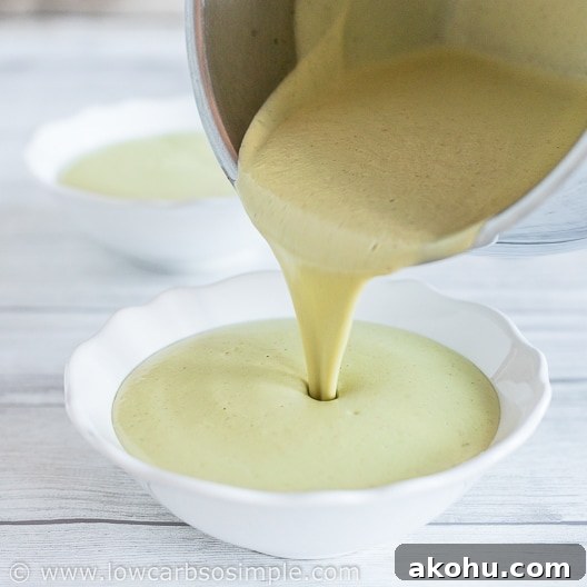 Pouring into a Soup Bowl | Low-Carb, So Simple