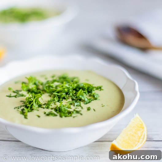 4-Ingredient Avocado Chipotle Soup aka Fat Bomb Soup | Low-Carb, So Simple