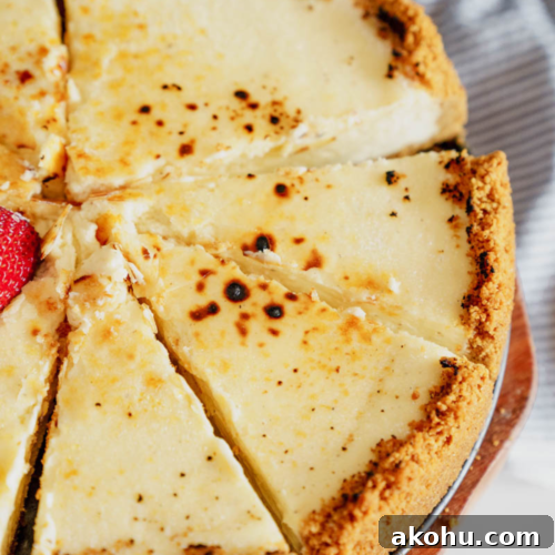 Crème brûlée cheesecake