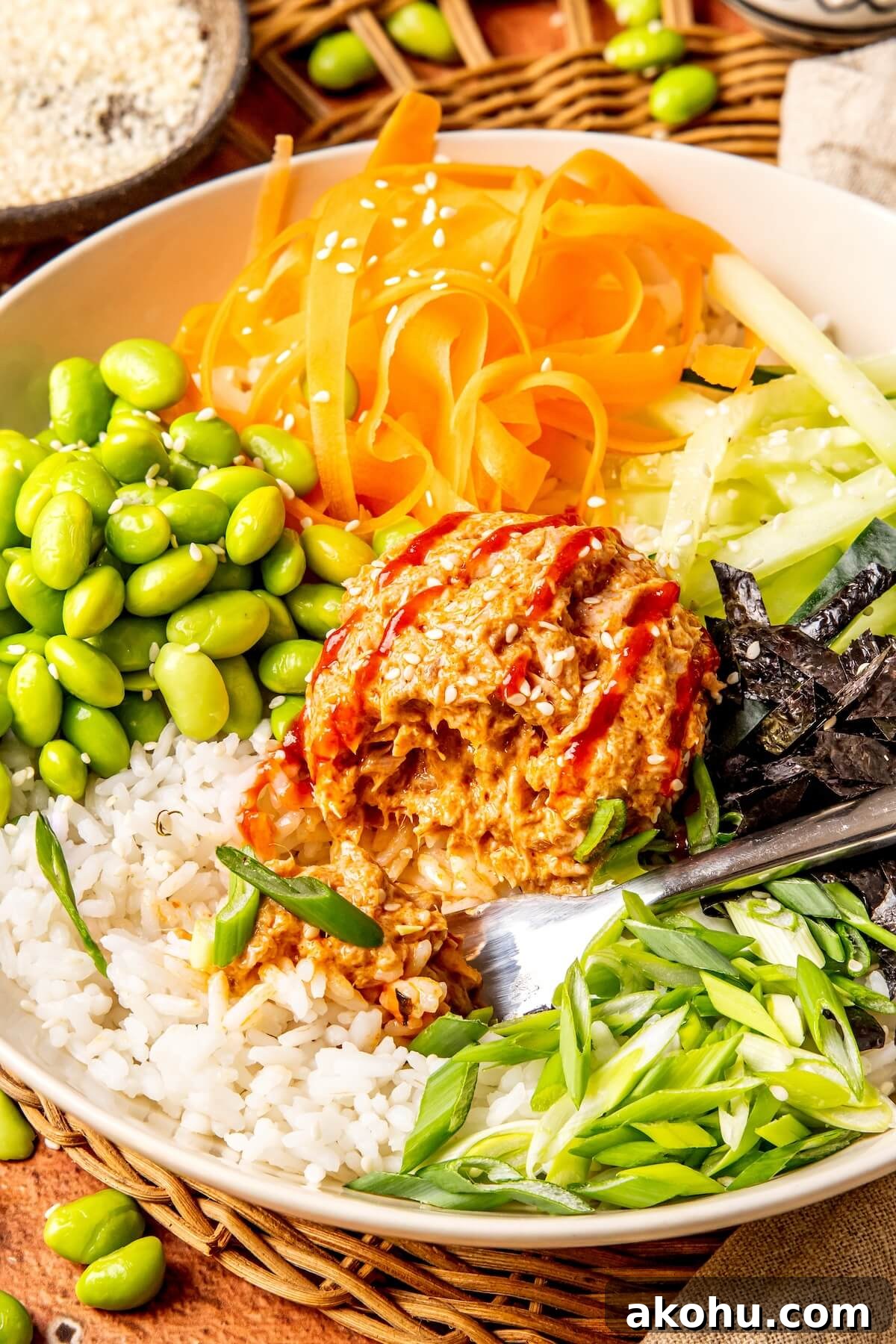 Spicy Tuna Bowls - Olivia Adriance