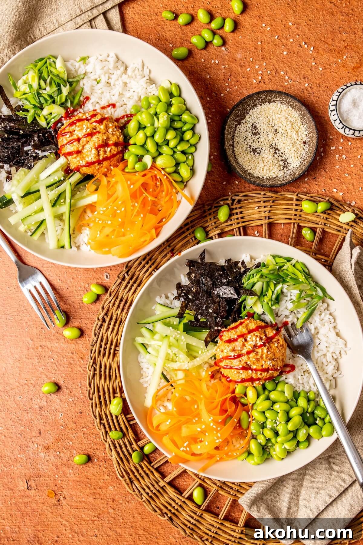 Spicy Tuna Bowls - Olivia Adriance