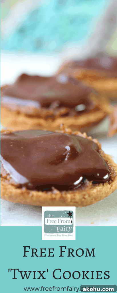 Gluten-Free Twix-Style Cookies Recipe — Dairy-Free Option Included 3 Check out this simple #glutenfree, #dairyfree, #eggfree, #nutfree, #refinedsugarfree 'Twix' cookie recipe. They are utterly delicious and suitable for people on all kinds of special diets including #vegans. Made with the Free From Fairy's #FairyFlour, a wholegrain blend of flours for more nutritious bakes.