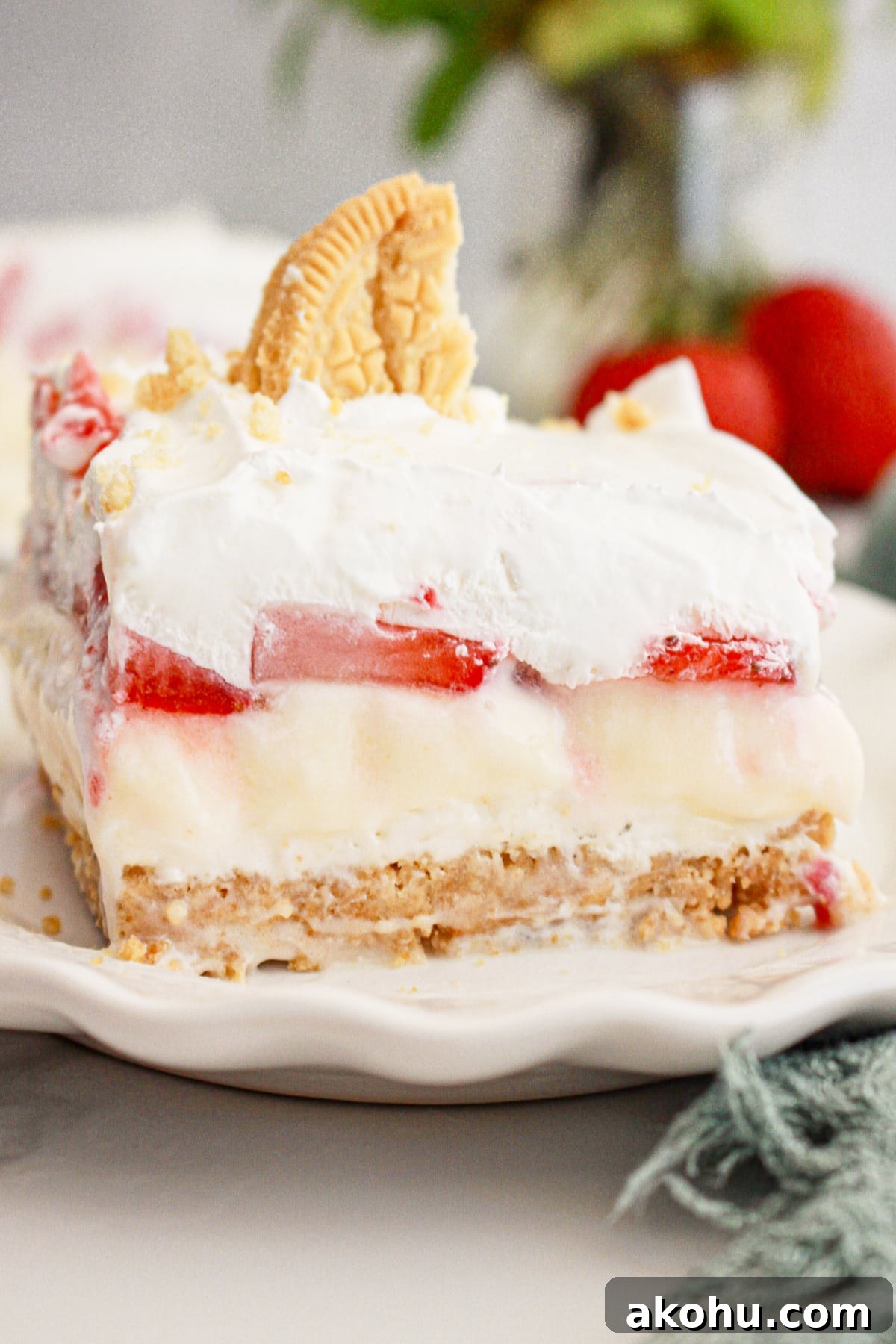 Strawberry Cheesecake Lush Dessert Recipe — No-Bake Layered Treat 12 img 97132 11