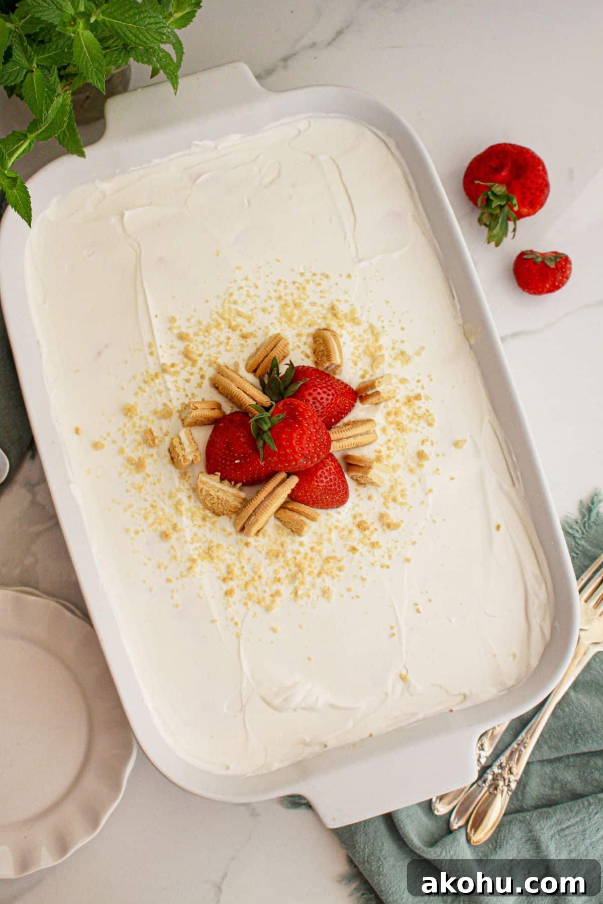 Strawberry Cheesecake Lush Dessert Recipe — No-Bake Layered Treat 3 img 97132 2