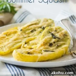 Roasted Summer Squash w Parmesan | @EatBetterRecipes