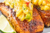 Pan-Seared Salmon with Fresh Mango Salsa