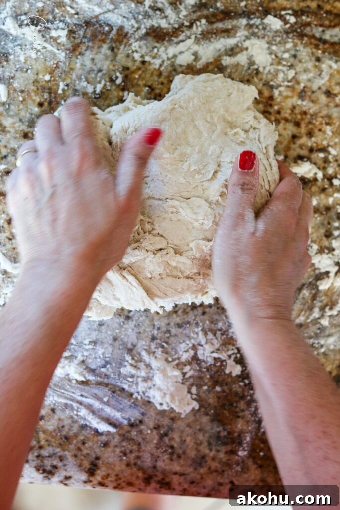 kneading dough