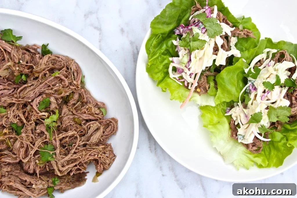 Crockpot Shredded Carne Asada Tacos