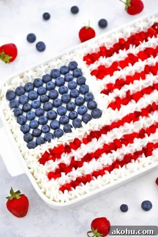 Patriotic Poke Cake