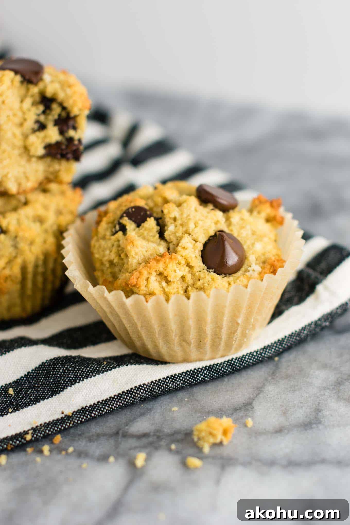 Fluffy Gluten-Free Chocolate Chip Muffins 3 dairy free chocolate chip muffin recipe